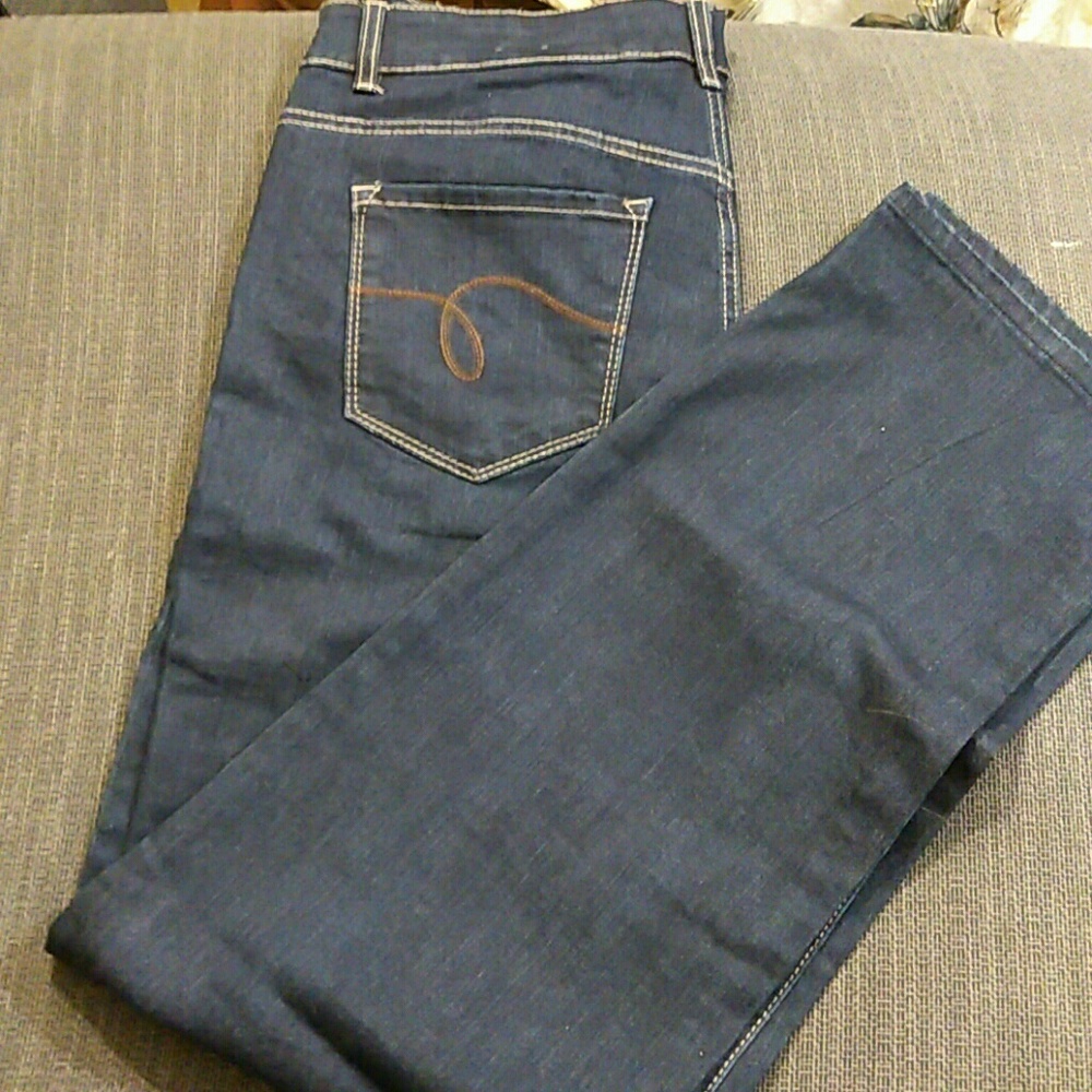 Avenue Plus Size 1432 Straight Leg Jean